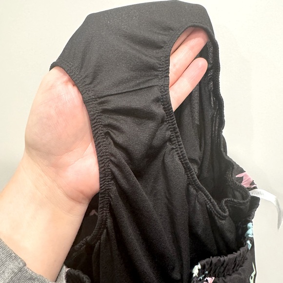 Champion Girls Printed Varsity Active Shorts Black Size Large - Picture 4 of 5